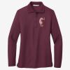 Women's Silk Touch Long Sleeve Polo Thumbnail