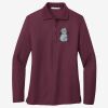 Women's Silk Touch Long Sleeve Polo Thumbnail