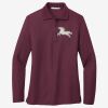 Women's Silk Touch Long Sleeve Polo Thumbnail