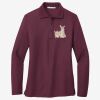 Women's Silk Touch Long Sleeve Polo Thumbnail