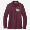 Women's Silk Touch Long Sleeve Polo Thumbnail