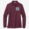 Women's Silk Touch Long Sleeve Polo Thumbnail
