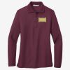 Women's Silk Touch Long Sleeve Polo Thumbnail