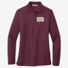 Women's Silk Touch Long Sleeve Polo Thumbnail