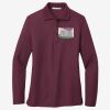 Women's Silk Touch Long Sleeve Polo Thumbnail