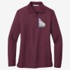 Women's Silk Touch Long Sleeve Polo Thumbnail