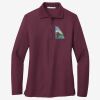 Women's Silk Touch Long Sleeve Polo Thumbnail