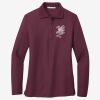Women's Silk Touch Long Sleeve Polo Thumbnail