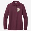 Women's Silk Touch Long Sleeve Polo Thumbnail