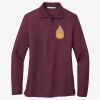 Women's Silk Touch Long Sleeve Polo Thumbnail