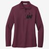 Women's Silk Touch Long Sleeve Polo Thumbnail