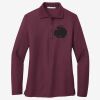 Women's Silk Touch Long Sleeve Polo Thumbnail