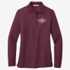 Women's Silk Touch Long Sleeve Polo Thumbnail