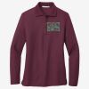 Women's Silk Touch Long Sleeve Polo Thumbnail