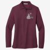 Women's Silk Touch Long Sleeve Polo Thumbnail
