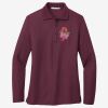 Women's Silk Touch Long Sleeve Polo Thumbnail