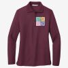 Women's Silk Touch Long Sleeve Polo Thumbnail