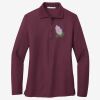 Women's Silk Touch Long Sleeve Polo Thumbnail