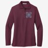 Women's Silk Touch Long Sleeve Polo Thumbnail