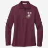 Women's Silk Touch Long Sleeve Polo Thumbnail
