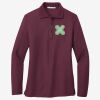 Women's Silk Touch Long Sleeve Polo Thumbnail