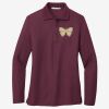 Women's Silk Touch Long Sleeve Polo Thumbnail