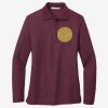 Women's Silk Touch Long Sleeve Polo Thumbnail