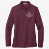 Women's Silk Touch Long Sleeve Polo Thumbnail