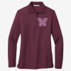 Women's Silk Touch Long Sleeve Polo Thumbnail