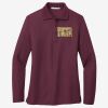 Women's Silk Touch Long Sleeve Polo Thumbnail