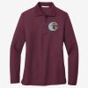 Women's Silk Touch Long Sleeve Polo Thumbnail
