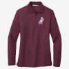 Women's Silk Touch Long Sleeve Polo Thumbnail