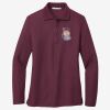 Women's Silk Touch Long Sleeve Polo Thumbnail
