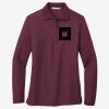 Women's Silk Touch Long Sleeve Polo Thumbnail