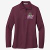 Women's Silk Touch Long Sleeve Polo Thumbnail
