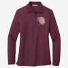 Women's Silk Touch Long Sleeve Polo Thumbnail