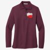 Women's Silk Touch Long Sleeve Polo Thumbnail