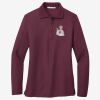 Women's Silk Touch Long Sleeve Polo Thumbnail