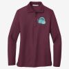 Women's Silk Touch Long Sleeve Polo Thumbnail