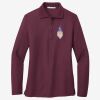 Women's Silk Touch Long Sleeve Polo Thumbnail