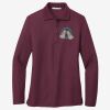 Women's Silk Touch Long Sleeve Polo Thumbnail