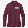 Women's Silk Touch Long Sleeve Polo Thumbnail