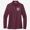 Women's Silk Touch Long Sleeve Polo Thumbnail