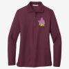 Women's Silk Touch Long Sleeve Polo Thumbnail