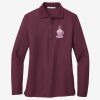 Women's Silk Touch Long Sleeve Polo Thumbnail