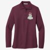 Women's Silk Touch Long Sleeve Polo Thumbnail