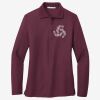 Women's Silk Touch Long Sleeve Polo Thumbnail