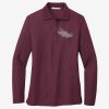 Women's Silk Touch Long Sleeve Polo Thumbnail