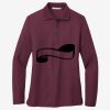 Women's Silk Touch Long Sleeve Polo Thumbnail