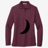 Women's Silk Touch Long Sleeve Polo Thumbnail